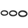 FUKR Lot de 3 cockring Silicone Set Ring Noirs